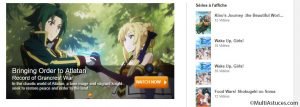 sites de streaming Anime