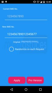 changer le numéro IMEI Android