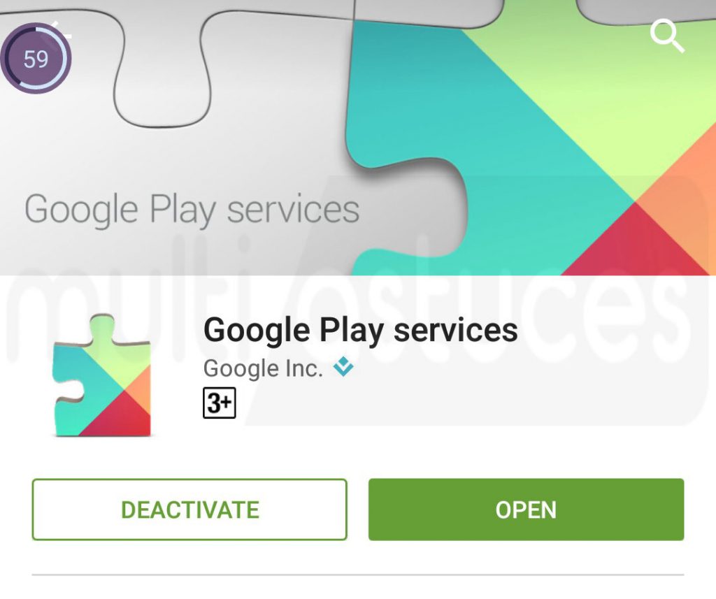 vidage de la batterie des services Google Play