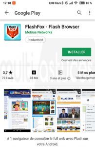Adobe Flash pour Android