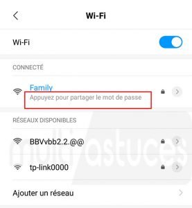 Récupération de mot de passe WiFi sans racine