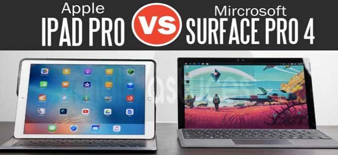 iPad Pro vs Surface Pro 4
